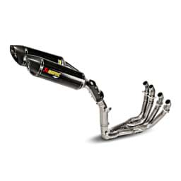 Show details for YZF-R1 Full System Racing with Carbon Muffler Picture of YZF-R1 Full System Racing with Carbon Muffler