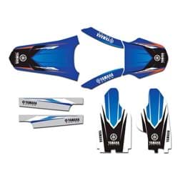Zeige Details für Yamaha YZ250F/YZ450F '06-'07 Sticker Kit Blue/White Bild von Yamaha YZ250F/YZ450F '06-'07 Sticker Kit Blue/White