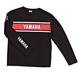 Bild von Yamaha Herren Classic T-shirt Long Sleeve - Black
