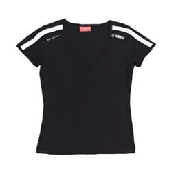 Zeige Details für Yamaha Women's Iwata T-shirt - Black Bild von Yamaha Women's Iwata T-shirt - Black