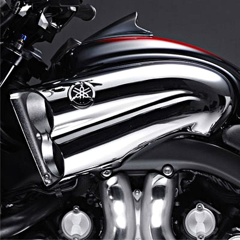 Shop.2ri.de. Chrome Air Intake Covers VMAX